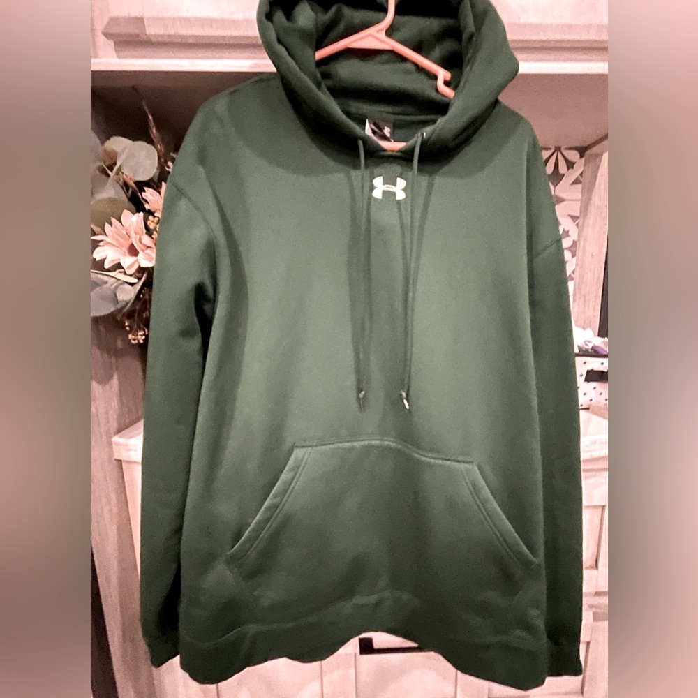 Under Armour Hustle Fleece Men's Pullover Regular Fit Hoodie XL